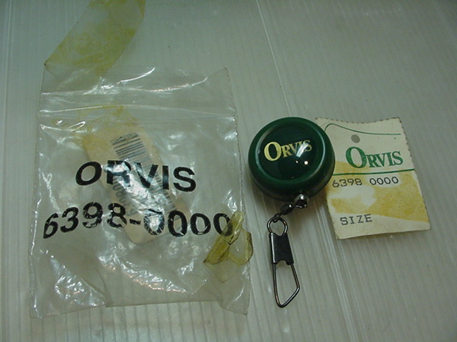 当時物★新品 ORVIS オービス ピンオンリール/グリーン