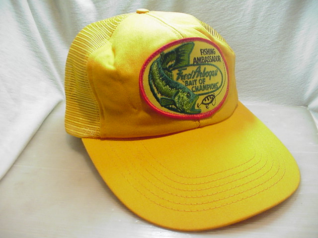 アーボガスト/Fred Arbogast★CAP/帽子/黄/メッシュ