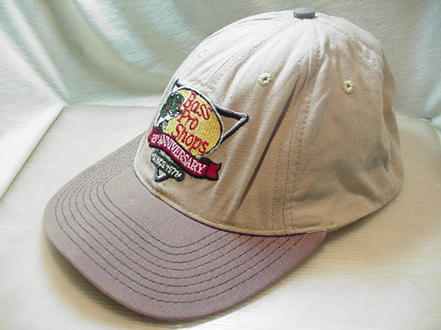 U.S.A刺繍BASSPROSOPS/25周年CAP/帽子/ベージュ/ブラウン/F
