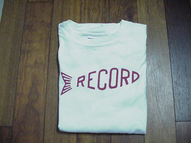 ABU★レコード Tシャツ/USED/RECORD/赤/M
