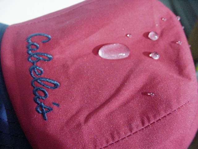 雨雪対応★防水 cabelas　カベラス ゴアテックス系　CAP/フリーサイズ/赤/紺