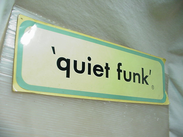 クワイエットファンク★特大ステッカー/QF/デカダンス