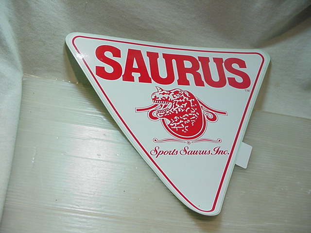 ザウルス★特大ステッカー/三角