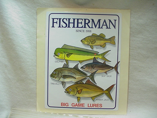 1988年/FISHERMAN/GEME FISH/ステッカー