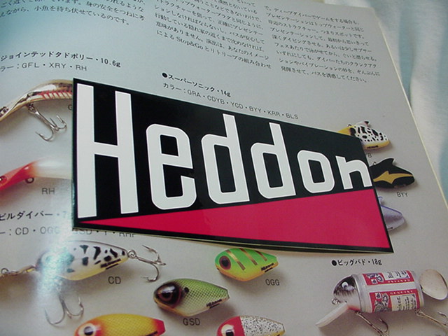 ★HEDDON ステッカー R&B/オールド ヘドン/スプーク