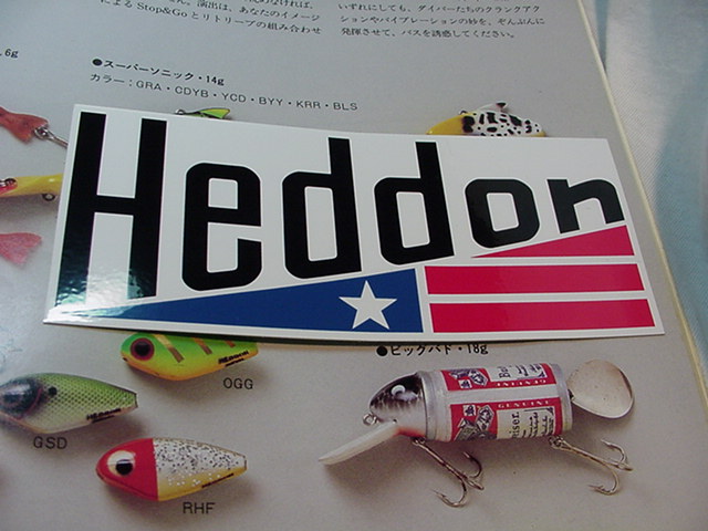 ★HEDDON ステッカー 星条旗/オールド ヘドン/スプーク